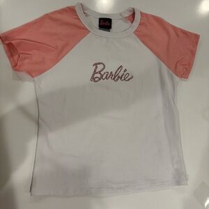 HOT TOPIC BARBIE RHINESTONES CROP TOP SIZE M